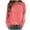 Hot Pink, variant on XINXIAOO Crewneck Sweatshirts for Women Regular-Fit Pullover Long Sleeves Casual Fall Outfits