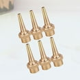 Voiceine 6 Pcs Brass Fountain Nozzle Adjustable Direction Jet Water