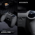 thumbnail image 5 of GeekShare PS5 Skin Silicone Protective Case + Thumb Grips + Sticker for PS5 Controller Black, 5 of 7