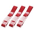 thumbnail image 1 of Unique Bargains Ajouter un Sac Sangles de Bagages, Ceintures de Connexion de Valise Réglables avec Boucle 300x25mm, Rouge 3 Pcs, 1 of 5