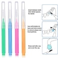 thumbnail image 3 of Cepillo interdental Patelai de 100 piezas para brackets y cuidado dental, 3 of 7