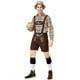 thumbnail image 5 of Ropa tradicional del festival de la cerveza Hombres adultos Ropa de cerveza alemana Estampado de ciervos Gran tartán Caqui Mono general XL JAMW Sencillez, 5 of 5