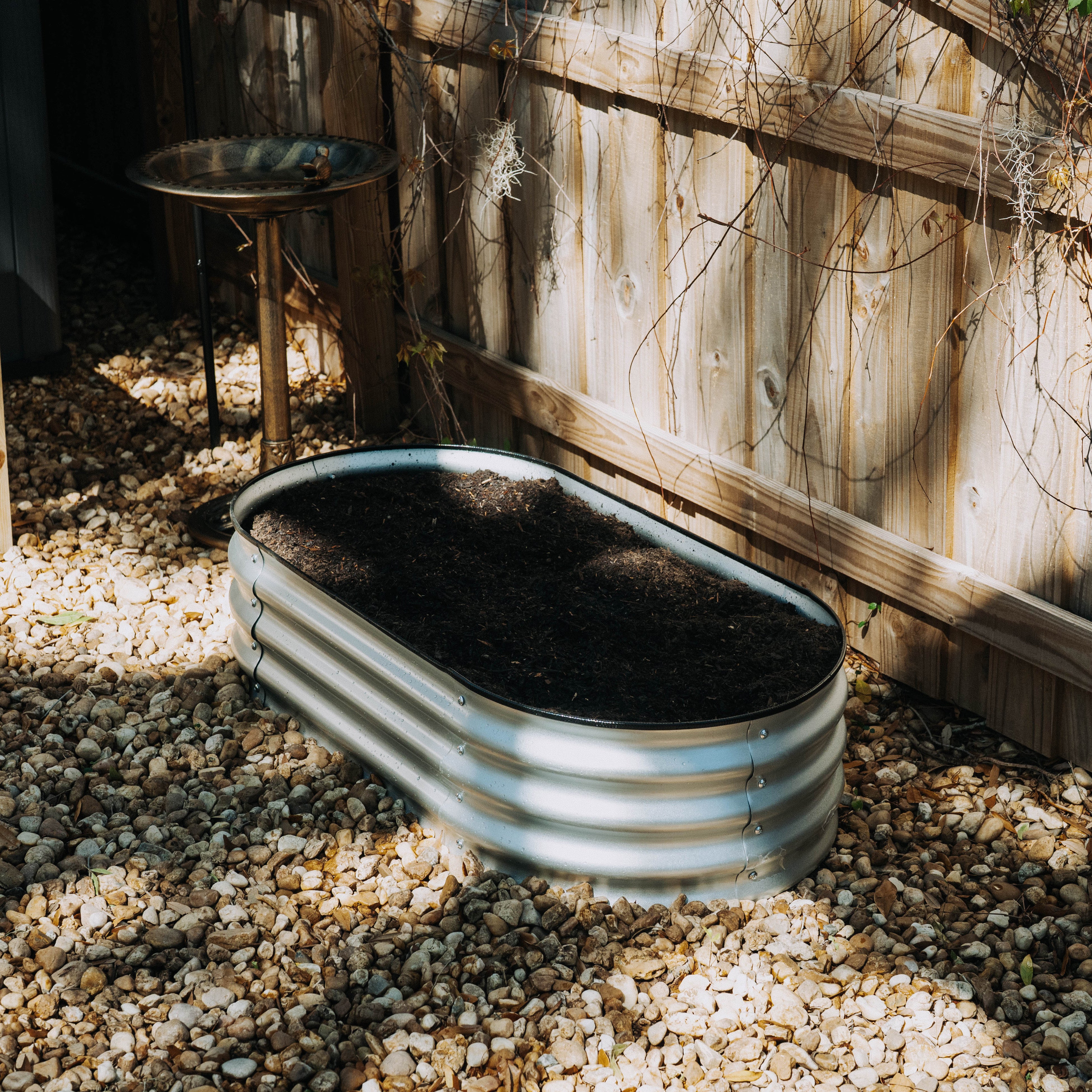 Backyard Expressions Galvanized Raised Garden Bed Kit, 4x2ft photo 2