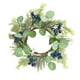 thumbnail image 2 of Candle Ring - Simulated Blueberries Berries Pines Needles Candle Wreath Wreath Candlestick Christmas Or Party Or Wedding Decorations, 2 of 6