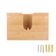 thumbnail image 2 of Dispensador de toallas de papel, dispensador de toallas de papel, caja de servilletas de papel de bambú, soporte para servilletas, respuesta rápida, 2 of 12