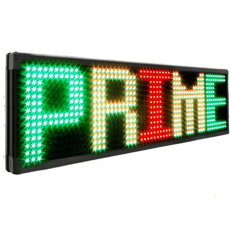 zimtown new led 40 x15 outdoor programmable self design display open