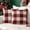 White and Red, variant on Pack of 2 Classic Farmhouse Buffalo Check Plaids Linen Soft Soild Decorative Square Throw Pillow Covers Home Decor Outdoor Cushion Case for Sofa Bedroom 18x18 Inch, White and Red