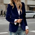 thumbnail image 2 of Elegant Long Sleeve Notch Lapel Solid Color For Wear And Formal Business Attire With A Modern Tailored Fit, 2 of 5