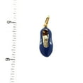 thumbnail image 2 of 18K Yellow Gold Blue Tennis Shoe Charm (18mm X 9mm/27mm with Bail), 2 of 3
