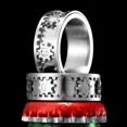 thumbnail image 2 of Fidget Spinner Gear Men Rings Stainless Steel Women Jewelry Punk New in Rock Stranger Things Fashion Accessories Gift Wholesale, 2 of 5