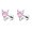 Pink, variant on 18G Little Devil Heart Lip Ring Stainless Steel Cubic Zirconia Labret Jewelry for Monroe Medusa Tragus Nose Conch Helix Hypoallergenic Cartilage Earring Stud Bar Body Jewelry for Women