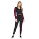 thumbnail image 1 of Conjunto Deportivo Mujer 2 Piezas Pantalón Leggins Bicolor Negro Vino Sudadera Manga Larga negro M INCÃGNITA 360074, 1 of 5