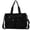 Black, variant on ibiyuan Travel Tote Bags For Women Large Capacity Zipper Pocket Corduroy Convertible Crossbody Tote Bag for Women, Solid Color Daily Handbag Anniversary Gifts
