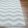 thumbnail image 5 of Mark&Day Outdoor Rugs, 6x9 Spring Global Indoor/Outdoor Sky Blue/Ivory Area Rug, Non Shedding Blue Ivory Carpet for Patio, Porch, Deck, Bedroom, Living Room or Kitchen (6'7" x 9'), 5 of 5