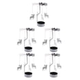 thumbnail image 3 of Kearding Candelabro de luz de té giratorio giratorio, candelabro de Metal para decoración del hogar de Navidad Type6 NO6 Kearding CBP016636, 3 of 4
