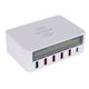 thumbnail image 2 of Adaptador de derivación de cargador rápido ZHCH multipuerto USB 818 3.0 con carga inalámbrica 100-240 V blanco Reino Unido, 2 of 5