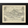 thumbnail image 2 of Vision Studio 24x19 Black Modern Framed Museum Art Print Titled - Vintage Maps II, 2 of 5