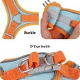 thumbnail image 3 of Reflective Escape-Proof Cat Vest Harness & Leash Set, L (8.8-16.5 lb), Mint & Orange, 3 of 6
