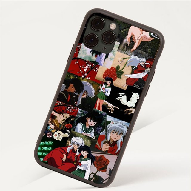 AL-104 Inuyasha Poster Silicona TPU Funda Compatible Para Samsung Galaxy Note 20 9 Ultra 8 10 S22 Lite Plus Suave