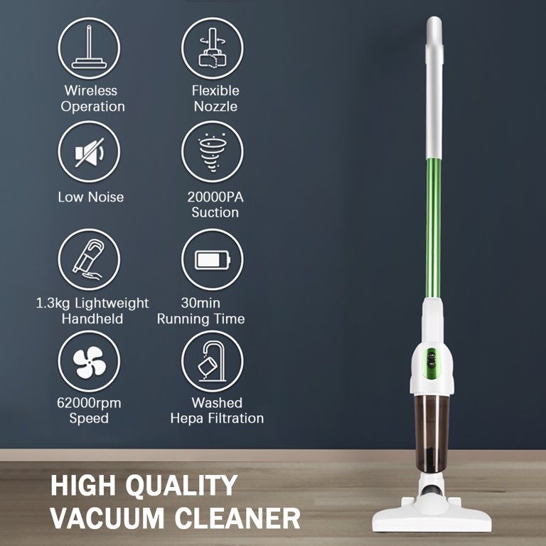 NEXPOW Cordless Stick Vacuum Cleaner, 4 in 1 Rechargeable