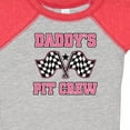 thumbnail image 4 of Inktastic Daddy's Pit Crew Design with Checkered Flags Girls Baby Bodysuit, 4 of 5