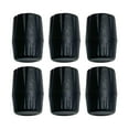 thumbnail image 1 of 6 piezas soporte de micrófono almohadillas de pie tapa protectora punta accesorios de instrumentos duraderos almohadillas inferiores cubierta de goma , para tubo de para tubo de diámetro 19 mm Sunnimix Almohadilla para el pie del soporte del micrófono, 1 of 8