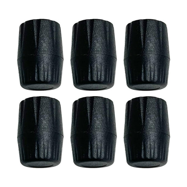 6 piezas soporte para micrófono almohadillas de goma para los pies tapa protectora punta almohadillas inferiores cubierta de goma amortiguadora , para tubo de para tubo de diámetro 19 mm CUTICAT Almohadilla para el pie del soporte del micrófono
