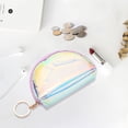 thumbnail image 4 of Coofit Coin Purse Short Holographic Zipper Closure Coin Pouch Coin Wallet Makeup Pouch, 4 of 7