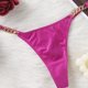 thumbnail image 1 of Calzoncillos De Seda De Hielo Transpirables Victoria Secret Sexy Rhint Diamond Alfabeto Ropa Interior VO9G, 1 of 3