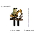thumbnail image 3 of Outdoor Garden Acrylic Card Slot Sign for Yard Patio Decorative Accessory with Cute Design and Durable Weather- Build, 3 of 6