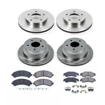 Ultimate Brakes Front and Rear Semi-Metallic Brake Pad and Rotor Kit with Hardware WM81486