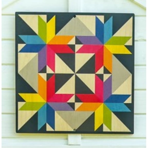 Zylina Greenhouse & Garden Art 14''x14'' Hobby Quilt, 2 Predrilled Holes for easy attachment