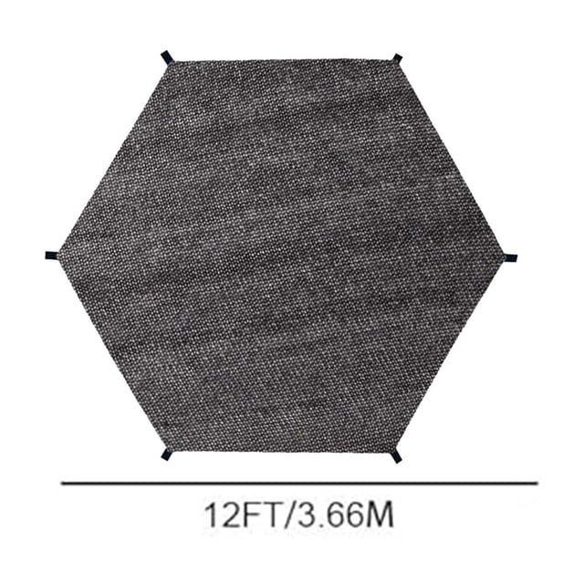 Trampoline Sun Shade Cover 8ft 10ft 12ft 14ft UV Protection Weather Resistant Fabric Trampoline Accessory for Outdoor Backyard 1 Count