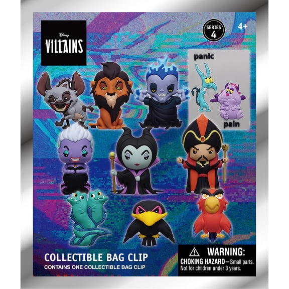 Disney Villains 3D Foam Bag Clip Blind Bag