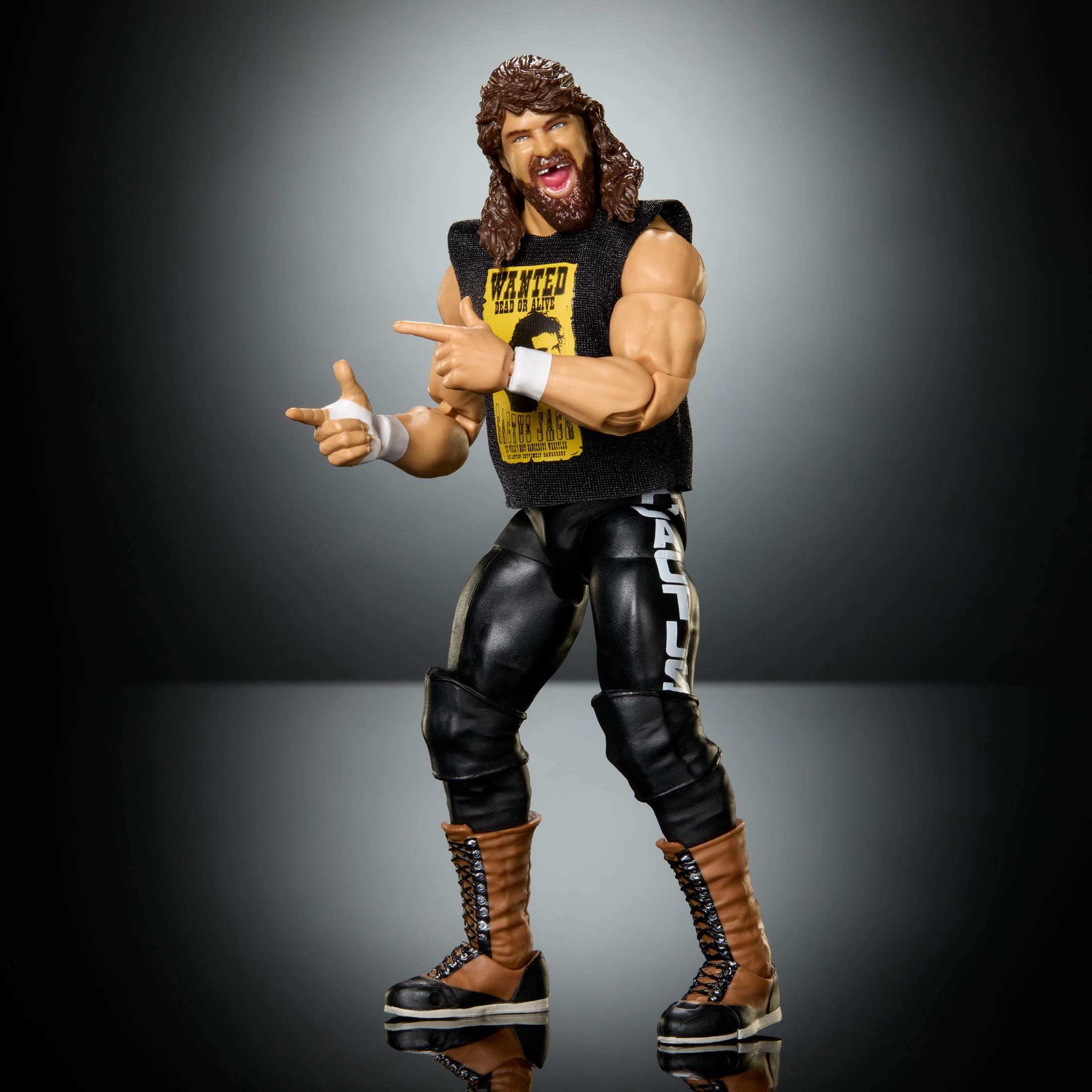 WWE Ultimate Edition Monday Night War Cactus Jack Action Figure & Accessories Collectible Set, 6-inch