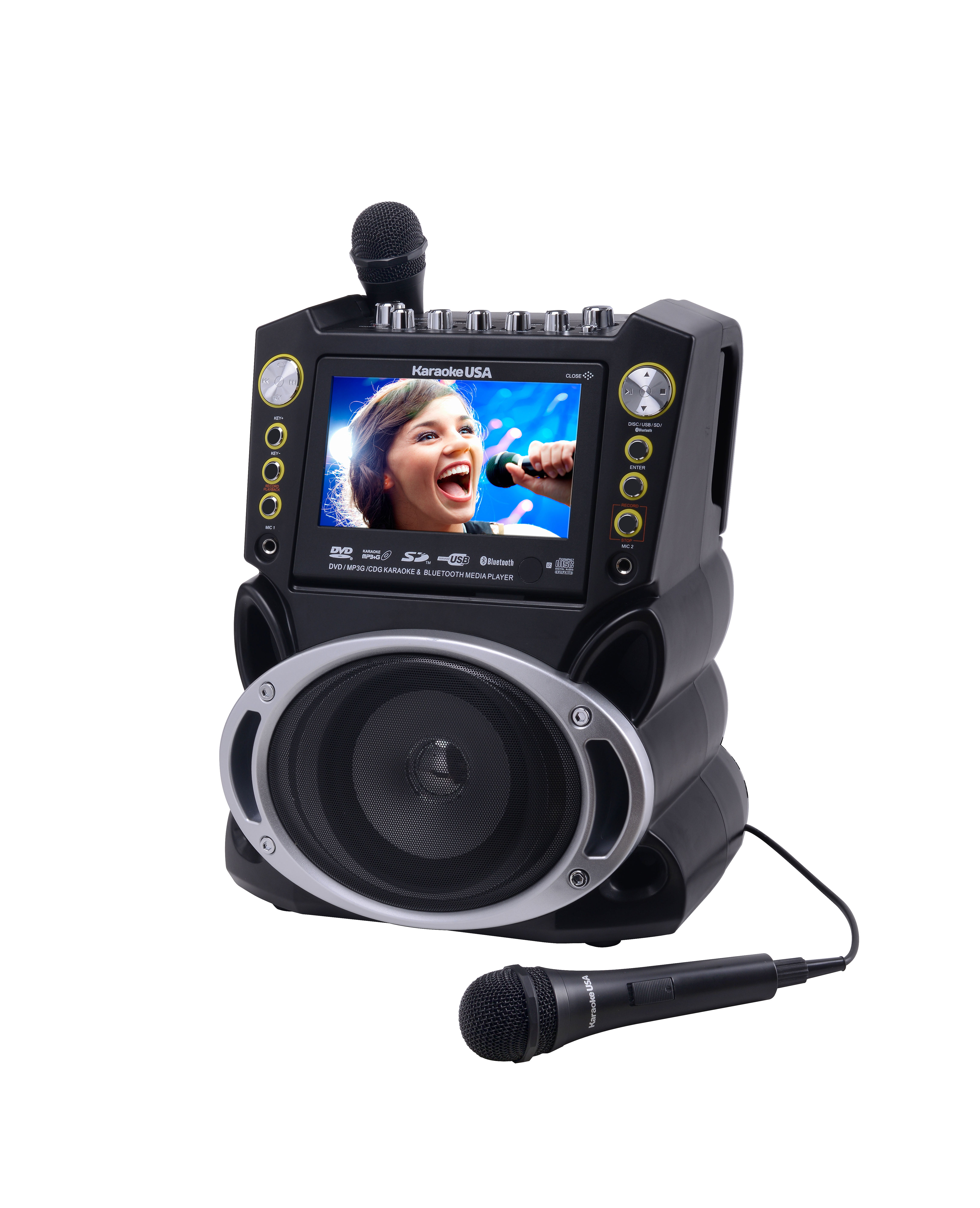 Karaoke Dvd Cd G Mp3 G Bluetooth Karaoke System With 7 Tft Color