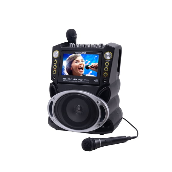 Karaoke DVD/CD G/MP3 G Bluetooth Karaoke System with 7" TFT Color Screen and Record Function