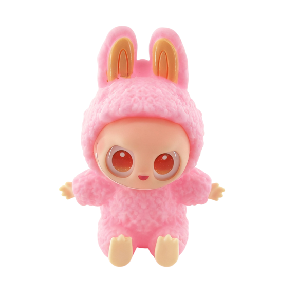 WJCA Cute Bunny Anime Figurine Toy - Fluffy Character Collectible for Kids, Perfect Birthday/Christmas Gift