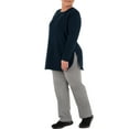 thumbnail image 6 of Athletic Works Women's Plus Active Long Sleeve French Terry Tunic, 6 of 7