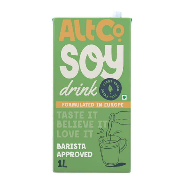 Alt Co Soy Milk 1L (Pack Of 1) Soya Milk Lactose Free Milk Gluten
