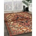 thumbnail image 2 of Ahgly Company Indoor Rectangle Traditional Saffron Red Persian Area Rugs, 7' x 10', 2 of 6