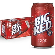 Big Red Low Sodium Cream Soda Pop, 12 Fl Oz, 12 Pack Cans