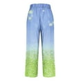 thumbnail image 5 of Runfenguu High Waisted Cargo Pants Women, Baggy Cargo Pants Women Women'S Printed Rolled Casual Pocket Straight Leg Pants, 5 of 5