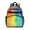 Rainbow Tie Dye, variant on Rainbow Tie Dye Ink Pattern Backpack for School,Cute School Bag,Schoolbag with Adjustable Shoulder Straps & Padded Back,15.25"x11.5"x5.25"