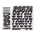 thumbnail image 2 of STIFFIE Whipline Charcoal / Black 3" Alpha-Numeric Identification Custom Kit Registration Numbers & Letters Marine Stickers Decals for Boats & Personal Watercraft PWC, 2 of 8