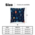 thumbnail image 5 of Hanukkah Chair Pillow Covers Set with Unique Patterns for Bed and Throw Pillows - Sizes 16x16, 18x18, 20x20 Inches for Various Occasions - Set of 2 Items, 5 of 6