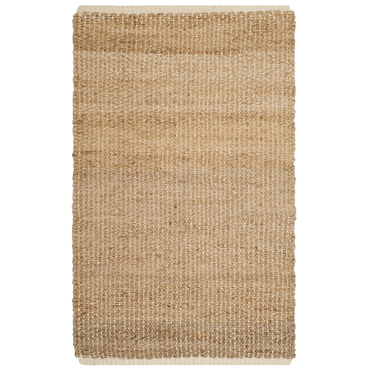 SAFAVIEH Natural Fiber Lyla Braided Jute Area Rug, Ivory/Natural, 4' x 6'