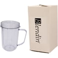 thumbnail image 4 of Replacement 16 Ounce Party Mug Jar Cup, Compatible with Magic Bullet MB-1001, MB-1001B, MBR-1101, MBR-1701, MBR-1702, MBR-0301 Blenders, Replacement Part Cup, 4 of 4