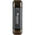 thumbnail image 1 of Transcend 1TB Portable SSD, ESD310C, USB 10Gbps with Type-C and Type-A TS1TESD310C, 1 of 2
