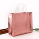 thumbnail image 2 of Bolso de mano de tela no tejida Billuyoard Paquete de 16 bolsas de compras Rosa roja, 2 of 6